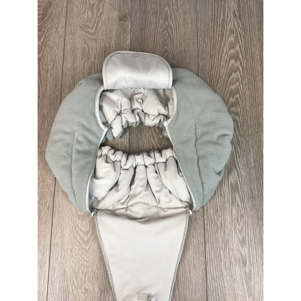 Car Seat Cover Beige Gray Infant Baby Fleece Warm‎